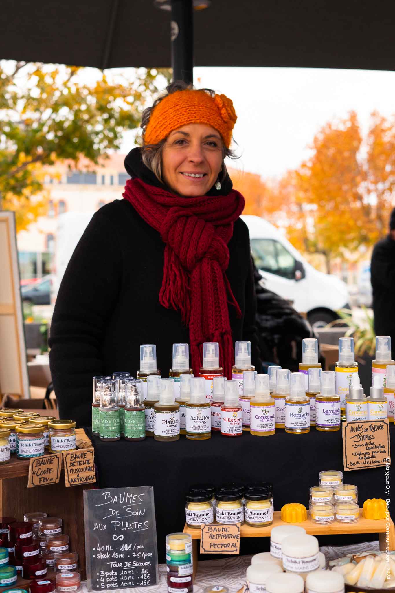 Tchiki'Baume au marché 